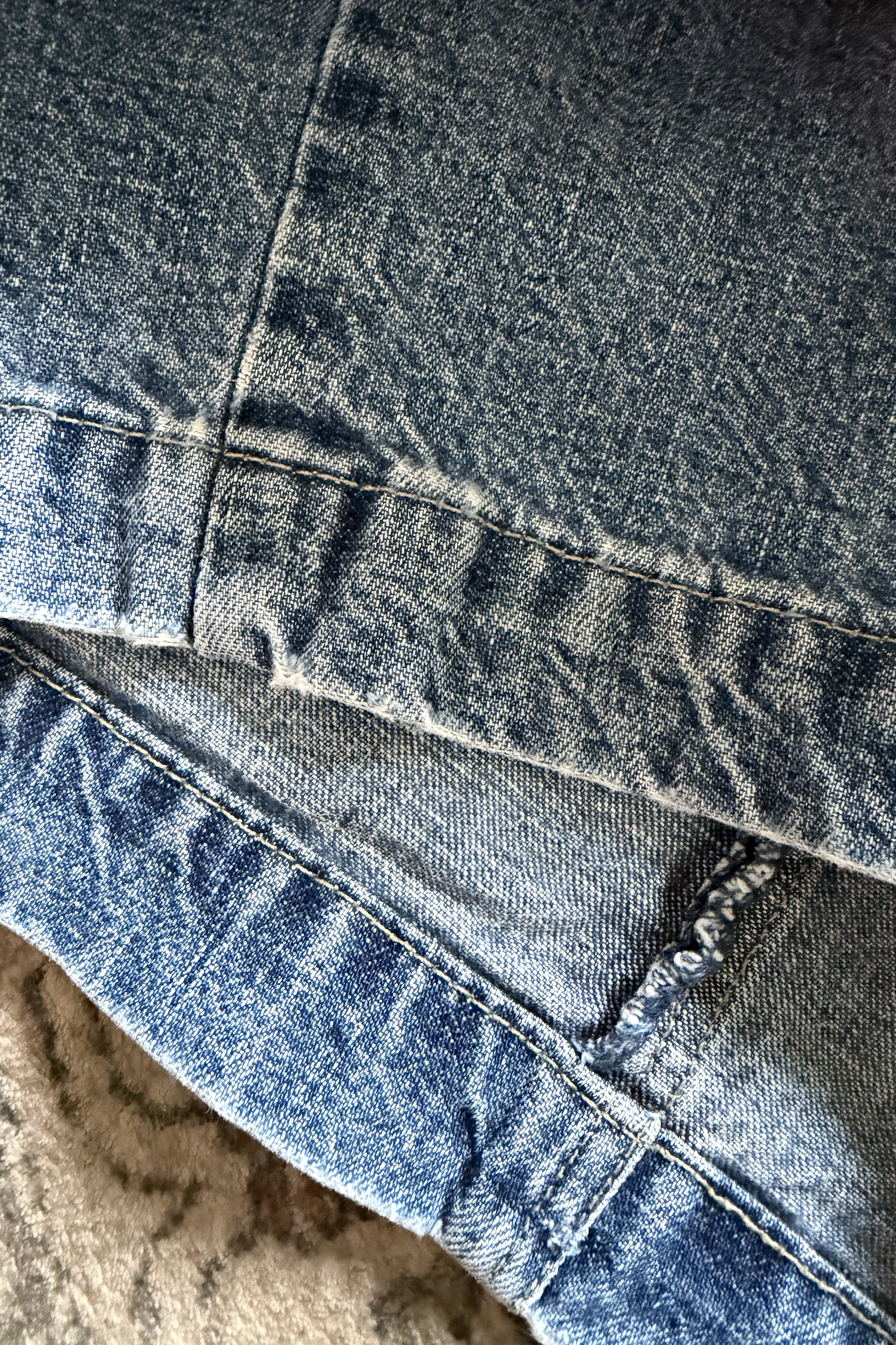 Vintage (M) 90s GAP Denim Mini Skirt