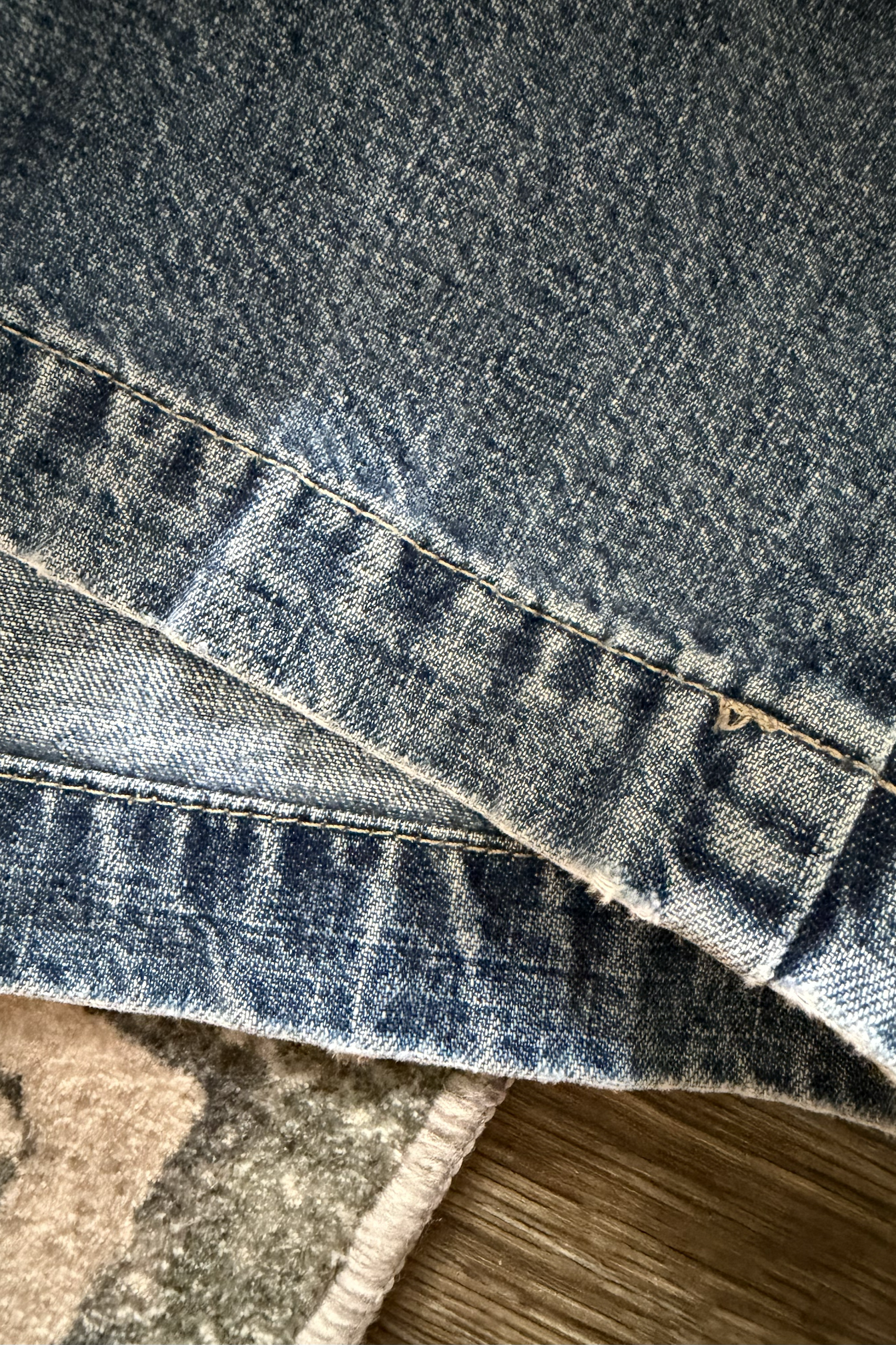 Vintage (M) 90s GAP Denim Mini Skirt