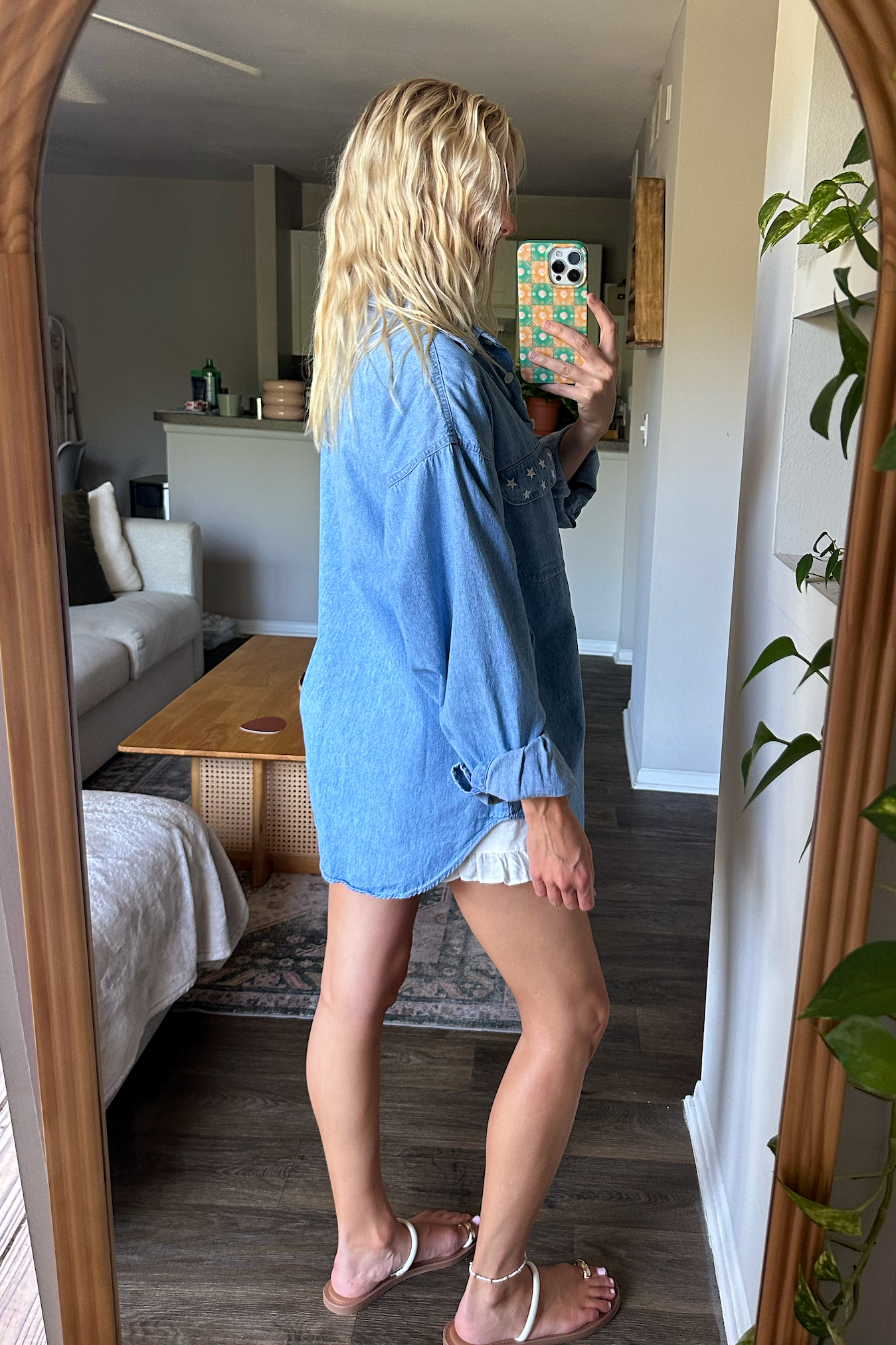 Vintage Long Sleeve Denim Shirt