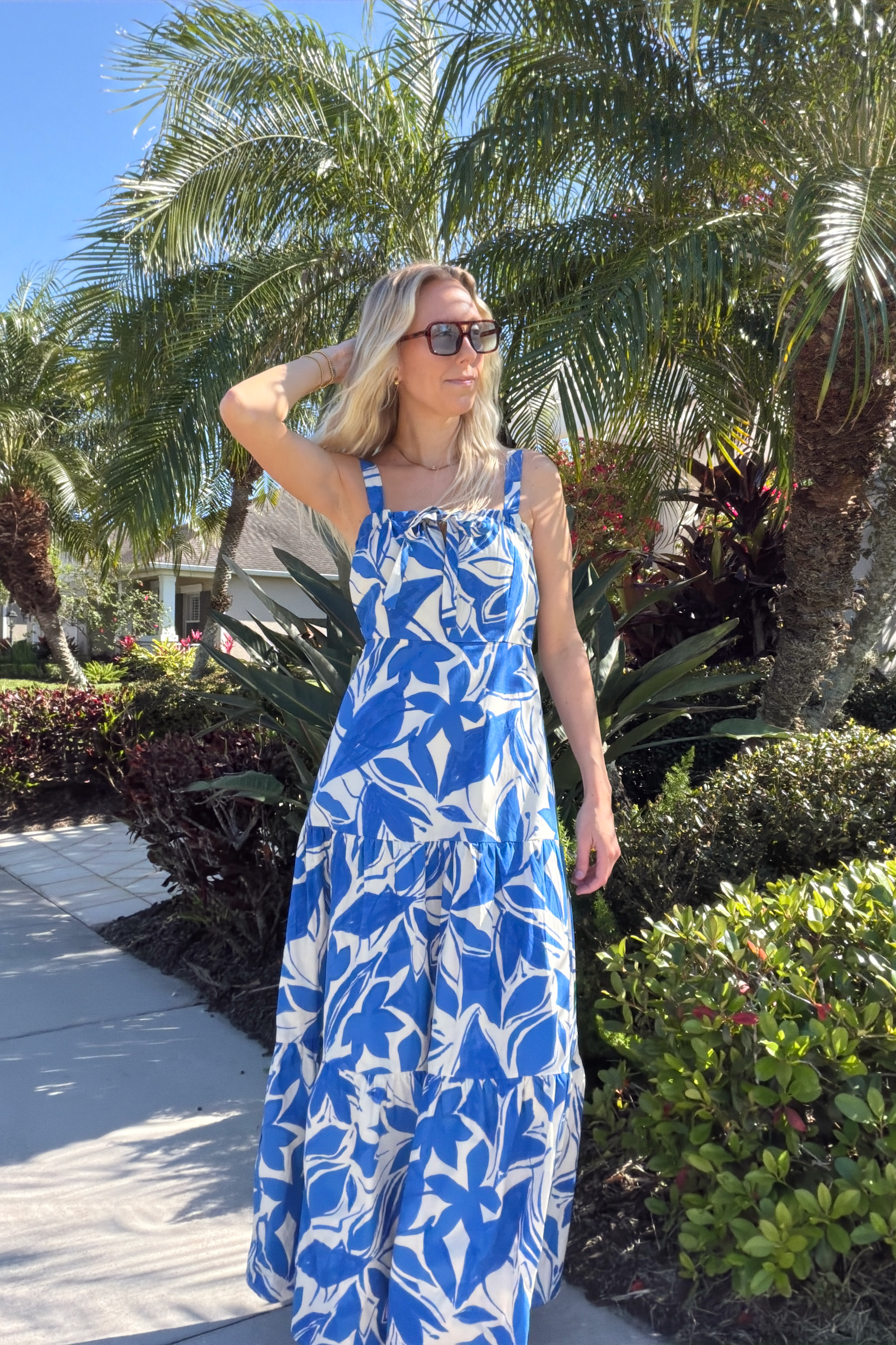 Santorini Tiered Maxi Dress – Ever Sundazed