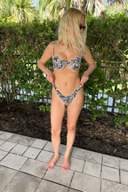 Geometric Print Bikini Bottom