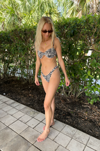 Geometric Print Bikini Bottom