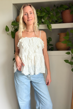 Lace Babydoll Cami Sleeveless Top