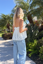 Lace Babydoll Cami Sleeveless Top