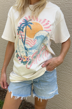 Salty Beach Summer Graphic T-Shirt