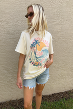 Salty Beach Summer Graphic T-Shirt