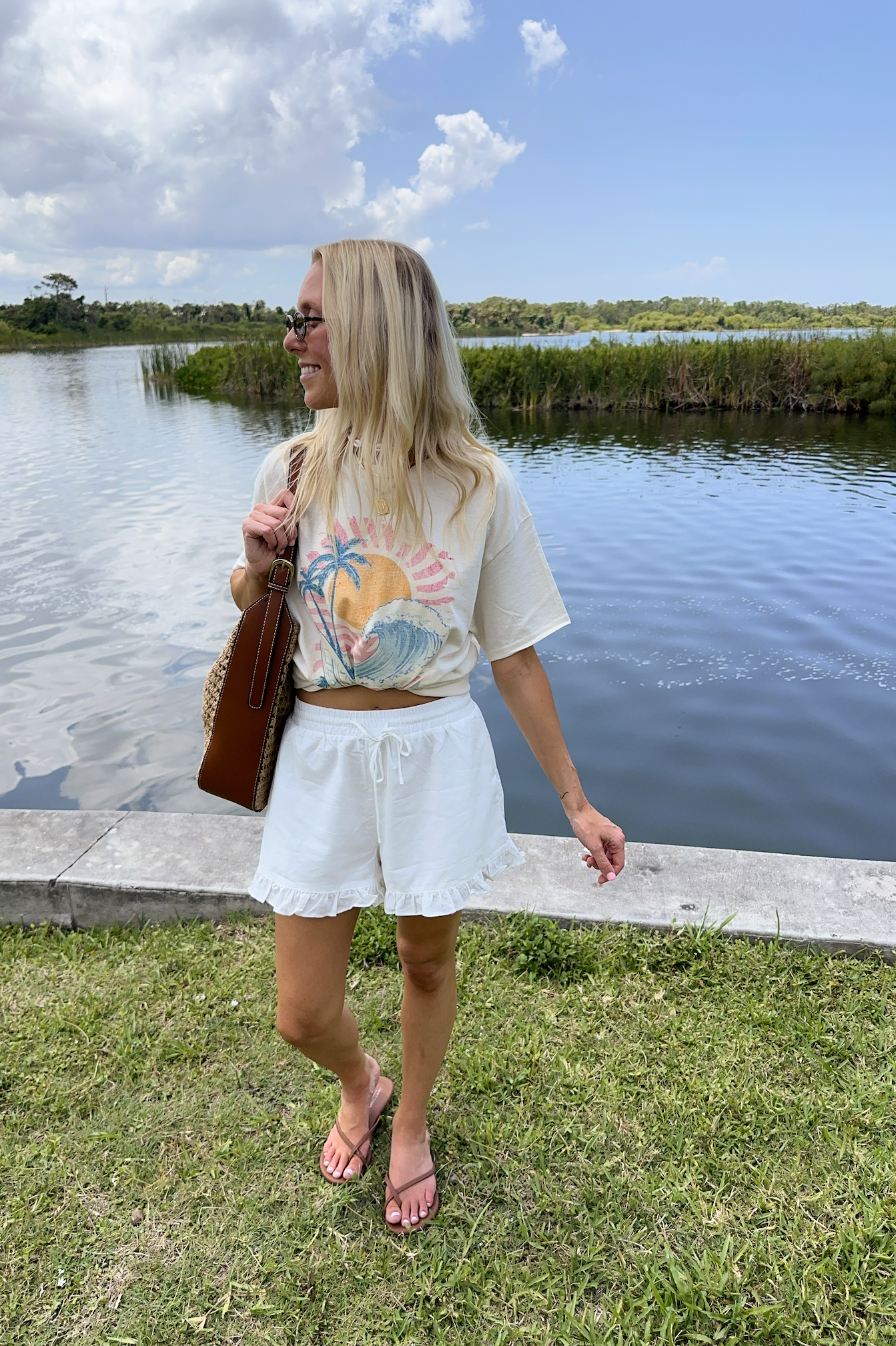 Salty Beach Summer Graphic T-Shirt