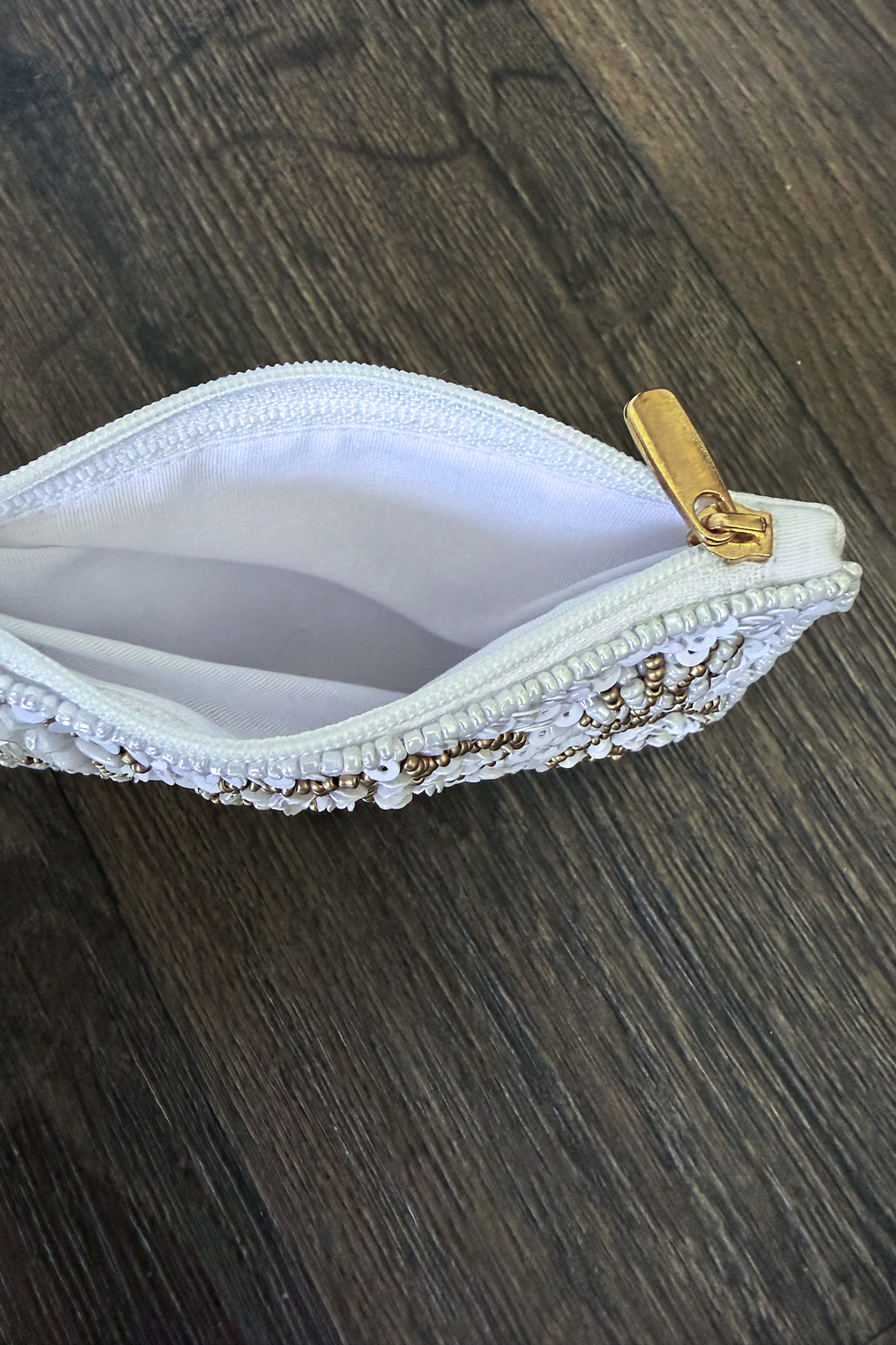 Seashell Beaded Coin Purse