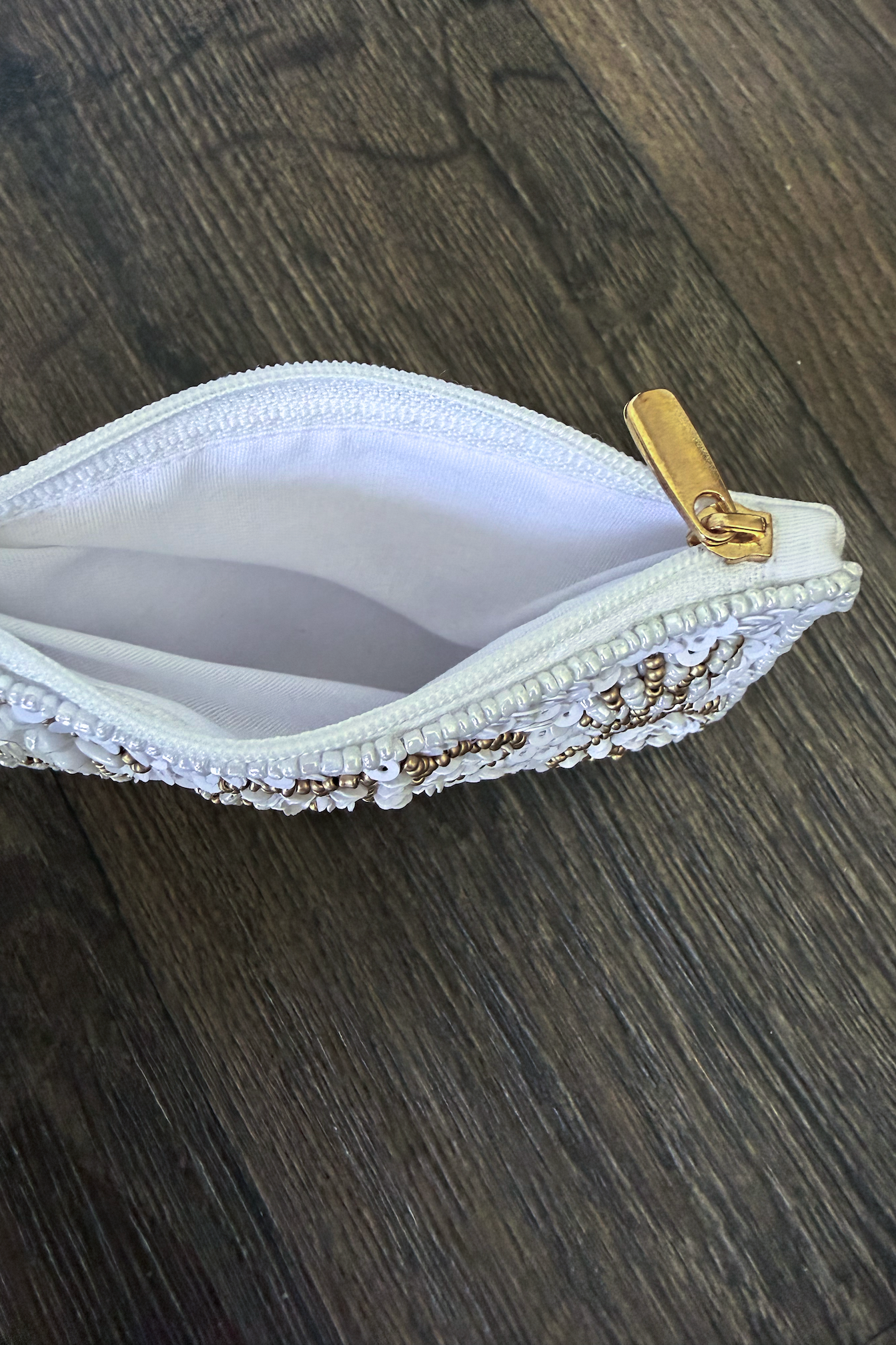 Seashell Beaded Coin Purse