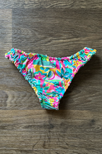 Bright Tropical Print Bikini Bottom