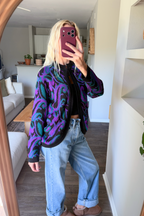 Vintage Paisley Swirl Cardigan