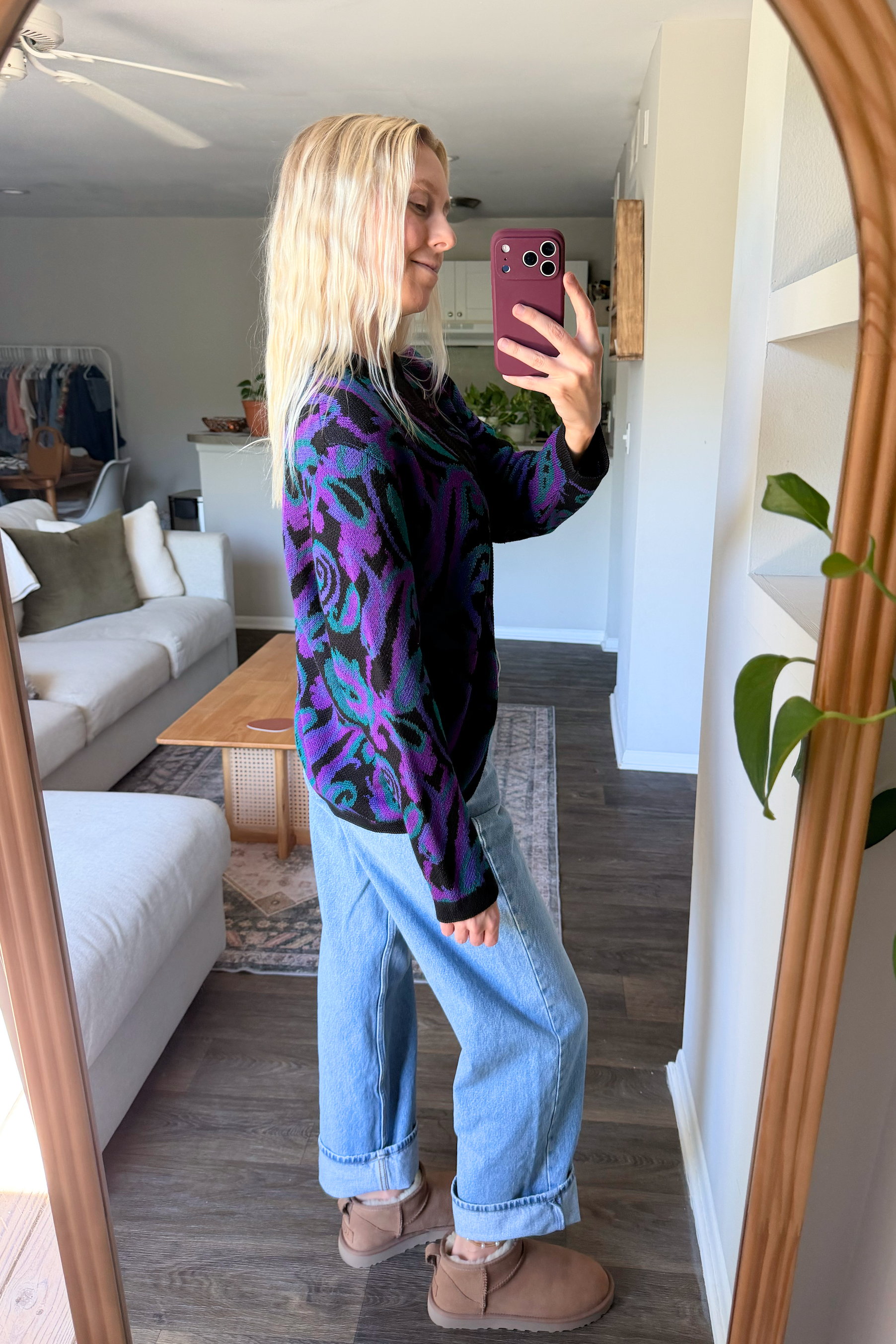 Vintage Paisley Swirl Cardigan