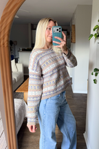 Vintage Stripe Boxy Crewneck Sweater